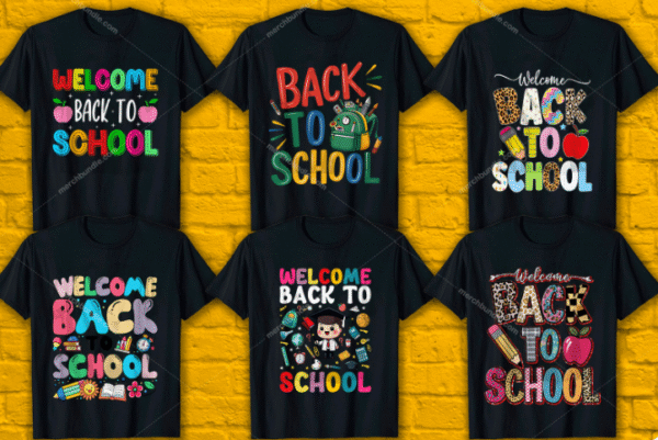 Back To School T Shirt Design Bundle V.1